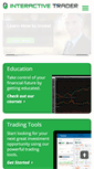 Mobile Screenshot of interactivetrader.com